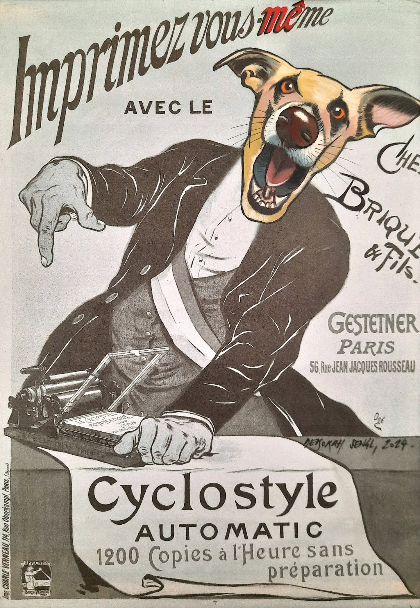 Unikat: Deborah Sengl. Cyclo